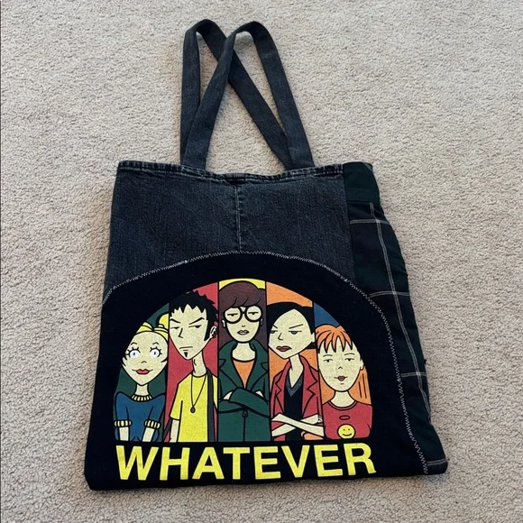 Denim Tote Bag with Daria Morgendorffer MTV - Picture 2 of 7